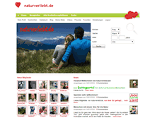 Tablet Screenshot of naturverliebt.de